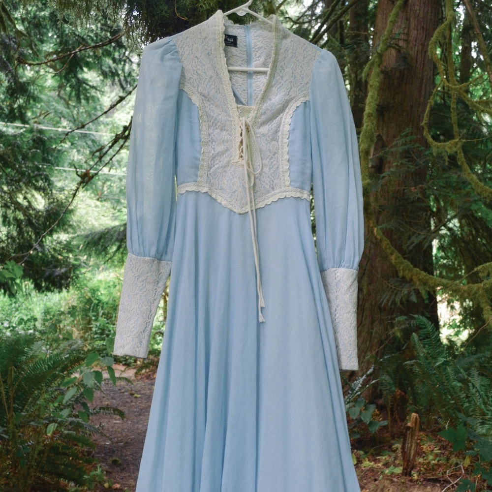 LAST CHANCE Black Label Gunne Sax Boho Dress